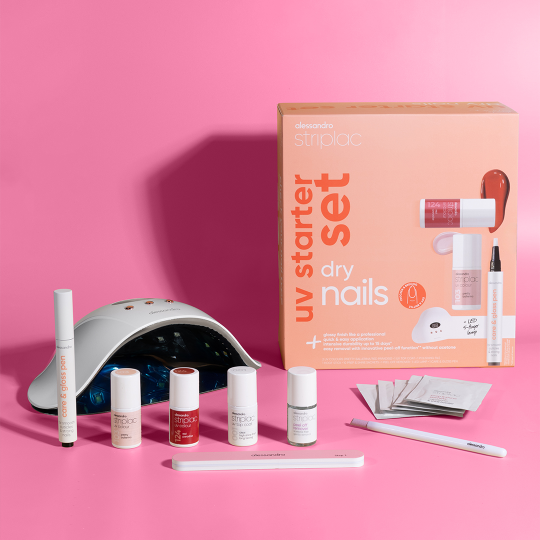 striplac uv starter set dry nails